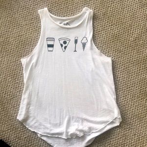 COFFE pizza champagne ice cream Chaser Tank